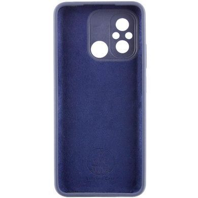 Чохол Silicone Cover Lakshmi Full Camera (AAA) with Logo для Xiaomi Redmi 12C Темно-синій / Midnight blue