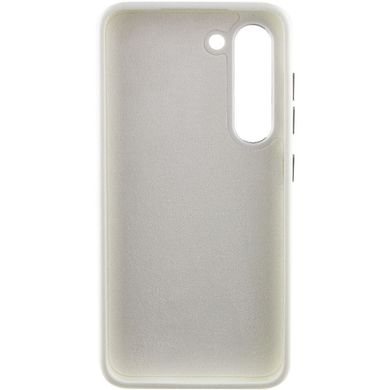 Шкіряний чохол Bonbon Leather Metal Style для Samsung Galaxy S22+ Білий / White