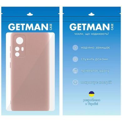 Чохол TPU GETMAN Liquid Silk Full Camera для Xiaomi 12T / 12T Pro Рожевий / Pink Sand
