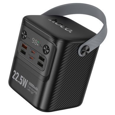 Портативний ЗП Power Bank Hoco J152 Tough 22.5W+PD20W 80000 mAh Black