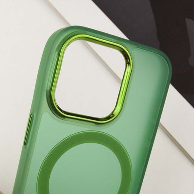 Чехол TPU+PC Lily with Magnetic Fit для Apple iPhone 15 Pro Max (6.7") Army Green