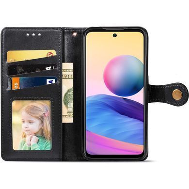 Кожаный чехол книжка GETMAN Gallant (PU) для Xiaomi Redmi 14C / Poco C75 Черный