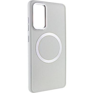 TPU чохол Bonbon Metal Style with MagSafe для Samsung Galaxy S23 FE Білий / White