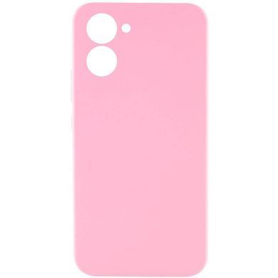 Чехол Silicone Cover Lakshmi Full Camera (AAA) для Realme C33 Розовый / Light pink