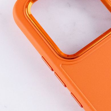 TPU чохол Bonbon Metal Style для Xiaomi Redmi 10C Помаранчевий / Papaya