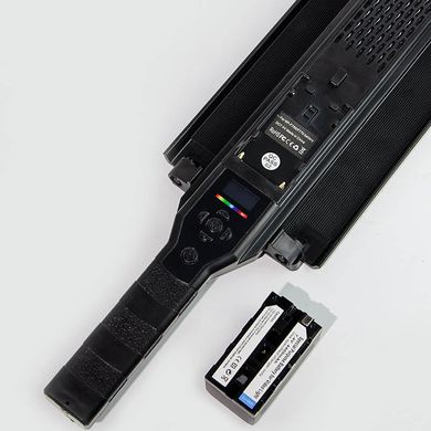 Світлодіодна LED лампа RGB stick light SL-60 with remote control + battery Black