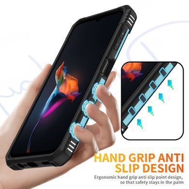 Ударостійкий чохол Pathfinder Ring для Samsung Galaxy A14 4G/5G Блакитний / Light Blue