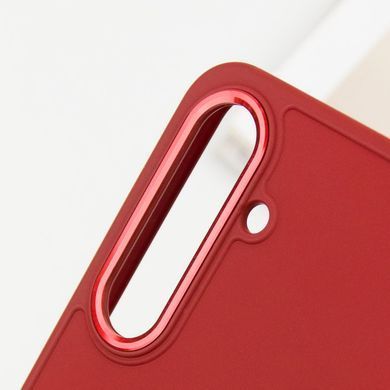 TPU чехол Bonbon Metal Style для Samsung Galaxy S23 Красный / Red