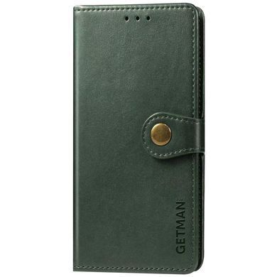 Шкіряний чохол-книжка GETMAN Gallant (PU) для Xiaomi Redmi Note 10 Pro / 10 Pro Max Зелений