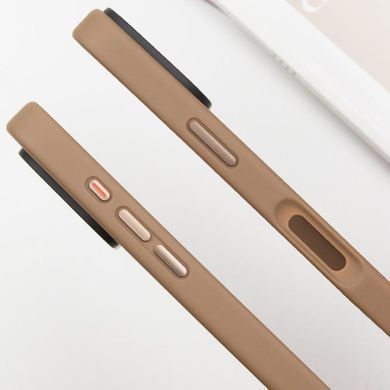 TPU+PC чохол Metal Buttons with Magnetic Fit для Apple iPhone 16 Pro (6.3") Золотий / Gold
