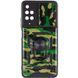 Ударопрочный чехол Camshield Serge Ring Camo для Xiaomi Redmi 10 Зеленый / Army Green фото 2