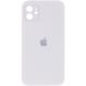 Чехол Silicone Case Square Full Camera Protective (AA) для Apple iPhone 11 (6.1") Белый / White