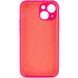 Чохол Silk Full Camera Protective (AA) NO LOGO для Apple iPhone 15 Plus (6.7") Рожевий / Barbie pink фото 2