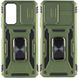 Ударопрочный чехол Camshield Army Ring для Xiaomi Redmi 10 Оливковый / Army Green фото 1