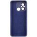 Чохол Silicone Cover Lakshmi Full Camera (AAA) with Logo для Xiaomi Redmi 12C Темно-синій / Midnight blue фото 2
