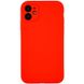 Чохол Silicone Case Full Camera Protective (AA) NO LOGO для Apple iPhone 12 (6.1") Червоний / Red