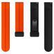 Силиконовый ремешок Classy для Smart Watch 20mm Orange / Black фото 3