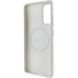 TPU чехол Bonbon Metal Style with MagSafe для Samsung Galaxy S23 FE Белый / White фото 3