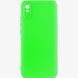 Чохол Silicone Cover Lakshmi Full Camera (A) для Xiaomi Redmi 9A Салатовий / Neon Green