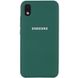 Чехол Silicone Cover Full Protective (AA) для Samsung Galaxy M01 Core / A01 Core Зеленый / Pine green