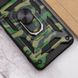 Ударопрочный чехол Camshield Serge Ring Camo для Xiaomi Redmi 10 Зеленый / Army Green фото 4