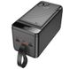 Портативное зарядное устройство Power Bank Hoco J123D Element 22.5W+PD20W 90000 mAh Black фото 2