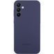 Чехол Silicone Cover Lakshmi Full Camera (AAA) with Logo для Samsung Galaxy S24 Темно-синий / Midnight blue