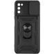 Чохол Ummi Camshield Serge Ring для Samsung Galaxy A03s Чорний / Black фото 1