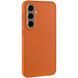 TPU чохол Bonbon Metal Style для Samsung Galaxy S23 Помаранчевий / Papaya