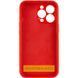 Чехол Silk Full Camera Protective (AA) NO LOGO для Apple iPhone 17 Air (6.5") Красный / Red фото 2