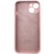 Чехол Silicone Case Full Camera Protective (AA) для Apple iPhone 15 Plus (6.7") Розовый / Chalk Pink фото 4