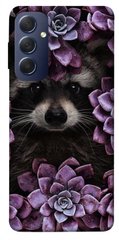 Чохол itsPrint Єнот у квітах для Samsung Galaxy M54 5G