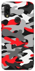 Чехол itsPrint Красно-серый камуфляж для Xiaomi Redmi 7
