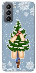 Чехол itsPrint Christmas tree для Samsung Galaxy S21 FE
