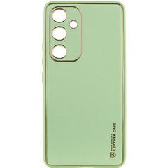Шкіряний чохол Xshield для Samsung Galaxy S23 FE Зелений / Pistachio