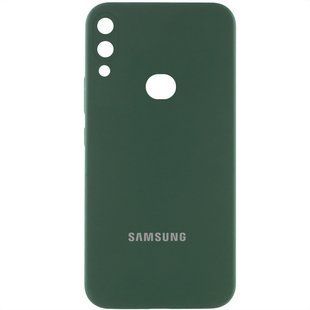 Чохол Silicone Cover Lakshmi Full Camera (AAA) with Logo для Samsung Galaxy A10s Зелений / Cyprus Green