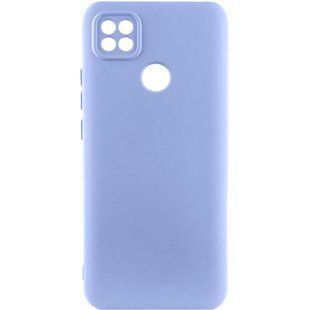 Чехол TPU GETMAN Liquid Silk Full Camera для Xiaomi Redmi 9C Сиреневый / Light purple