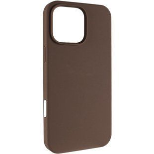 Чохол Silicone Case (AA) NO LOGO with MagSafe для Apple iPhone 17 Air (6.5") Коричневий / Brown