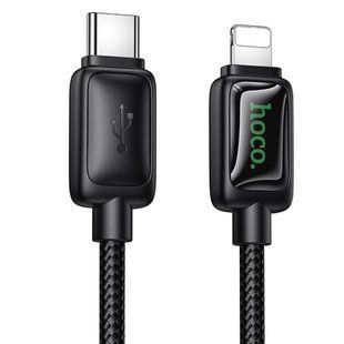 Дата кабель Hoco U146 Mundo Type-C to Lightning 30W (1.2m) Black