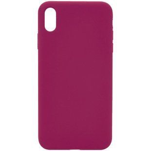 Чехол Silk Full Protective (AA) NO LOGO для Apple iPhone X / XS (5.8") Красный / Rose Red