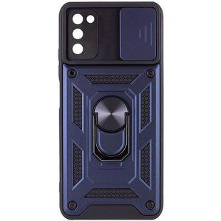 Чохол Ummi Camshield Serge Ring для Samsung Galaxy A03s Синій / Navy