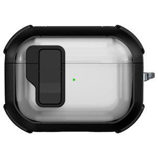 Футляр протиударний Locking Button для навушників Airpods Pro 2 / Pro Black