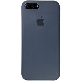 Чехол Silicone Case Full Protective (AA) для Apple iPhone 7 plus / 8 plus (5.5") Серый / Dark Gray