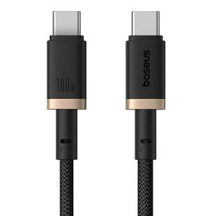Дата кабель Baseus Dura Series Fast Charging Type-C to Type-C 100W (1m) (P10377803U01) Gold / Black