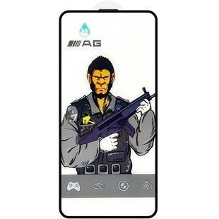 Защитное стекло 5D Anti-static Matte (тех.пак) для Apple iPhone 13 / 13 Pro / 14 / 16e / 17e (6.1") Черный