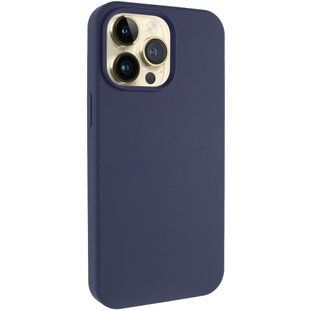 Чохол Silk Full Protective (AA) NO LOGO для Apple iPhone 14 Pro Max (6.7") Темно-синій / Midnight blue