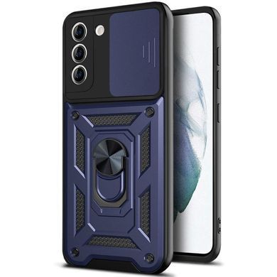 Чехол Ummi Camshield Serge Ring для Samsung Galaxy S21 FE Синий / Navy
