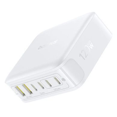 СЗУ Baseus EnerFill FH21 PD120W+QC3.0 6in1 (2USB-A/4C) (E0120T) Moon White