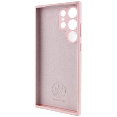 Чехол Silicone Cover Lakshmi Full Camera (AAA) with Logo для Samsung Galaxy S24 Ultra Розовый / Pink Sand