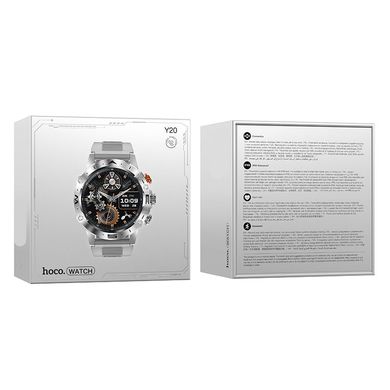 Смарт-часы Hoco Smart Watch Y20 (call version) Silver